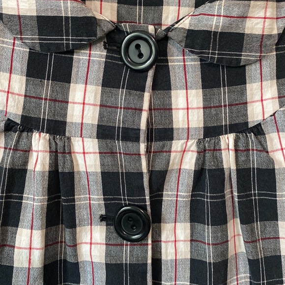 Stylish At Last Plaid Top - Size 1X - Picture 2 of 4